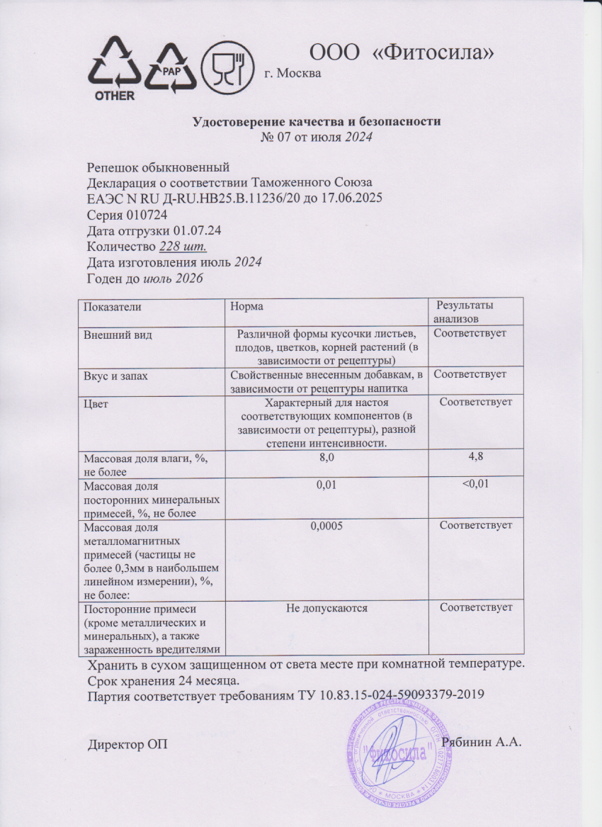 Паспорт №010724